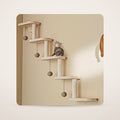 Cascade modular wooden cat wall climber