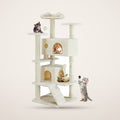 Chalet Cat Treehouse in beige