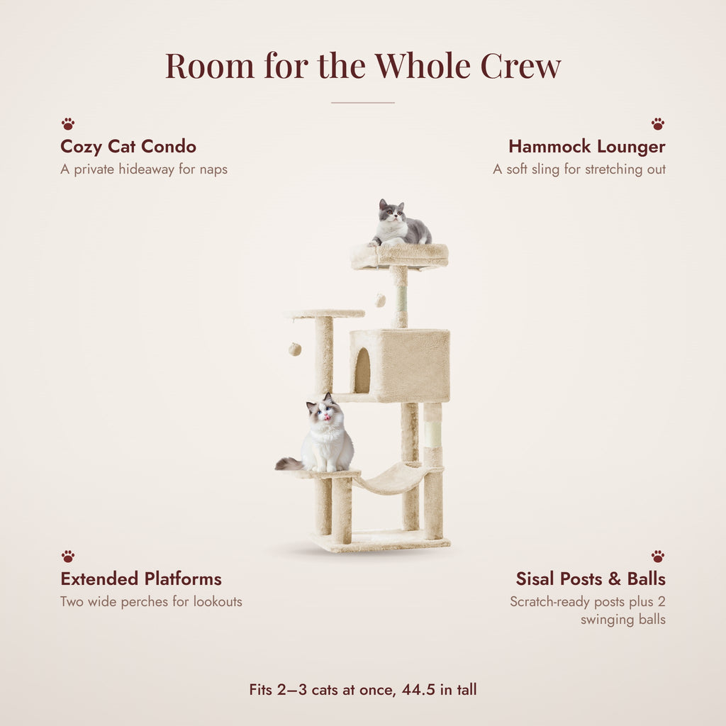 Haven cat tree features