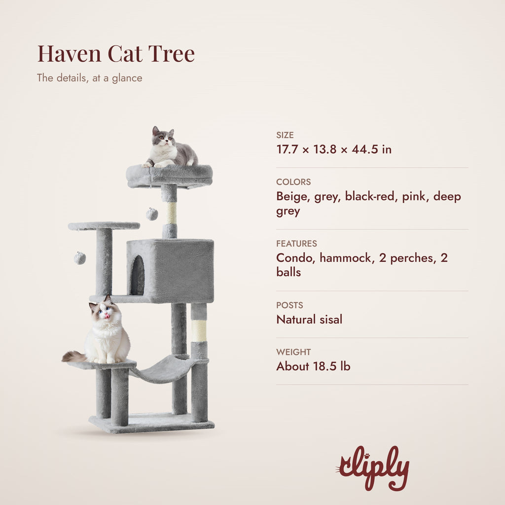 Haven cat tree details