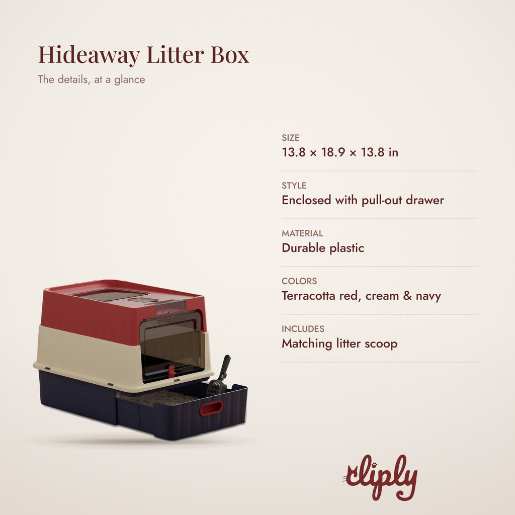 Hideaway Drawer Litter Box details