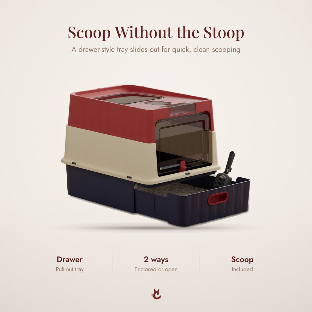 Hideaway Drawer Litter Box details