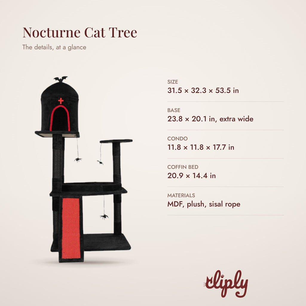 Nocturne cat tree details