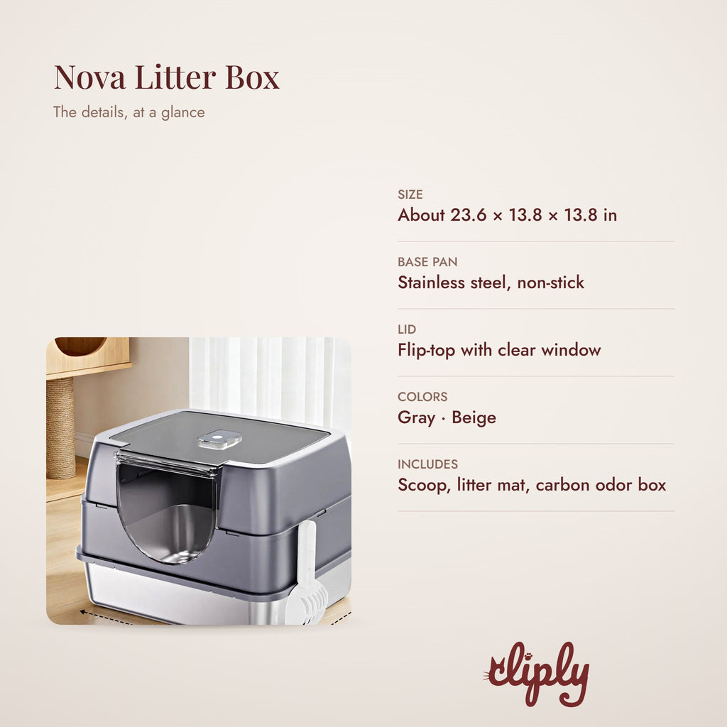 Nova litter box details