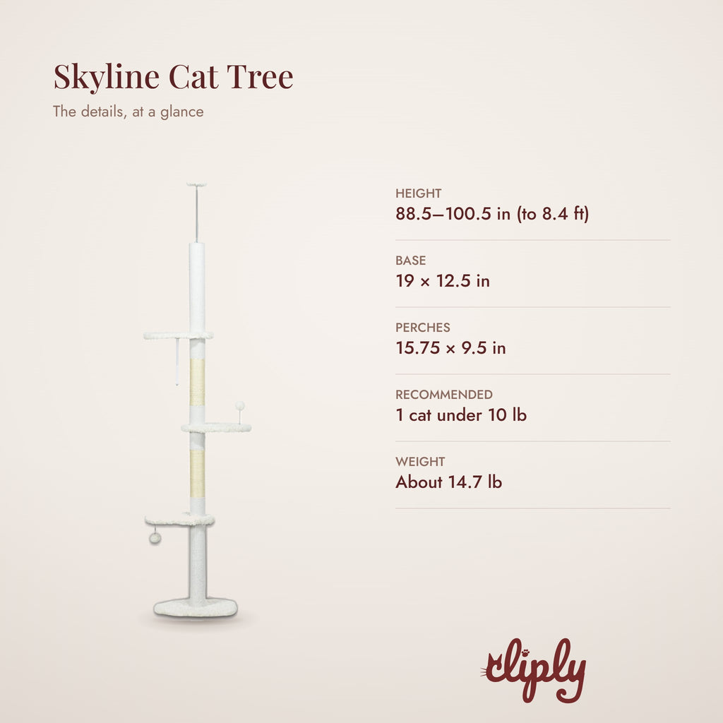 Skyline Floor-to-Ceiling Cat Tree details
