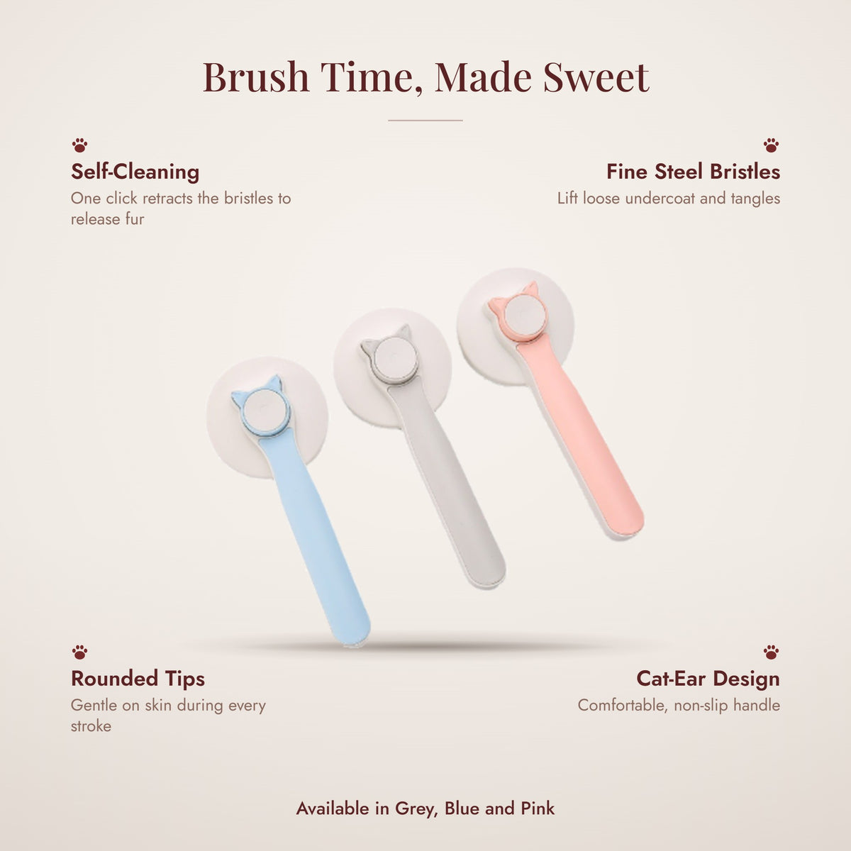 Whisker Brush features