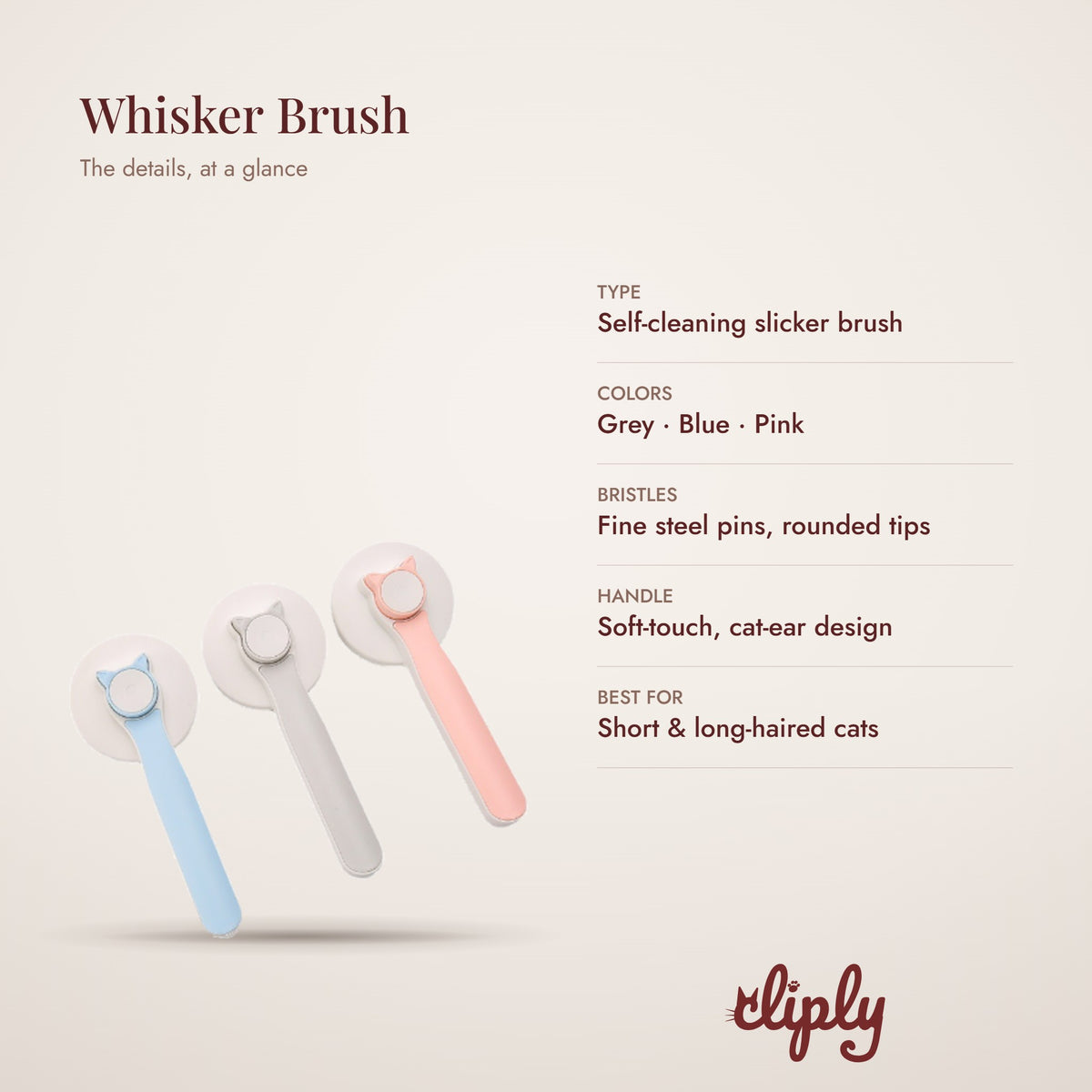 Whisker Brush details